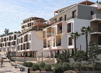 For sale new residential complex in Tivat only 500 meters from the sea .