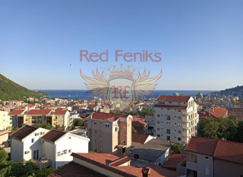 For sale two bedrooms apartment in Budva in sea view.