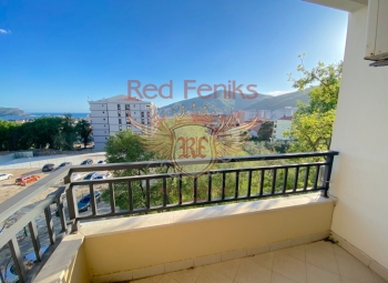 For sale two bedroom apartment in Budva with a small view.