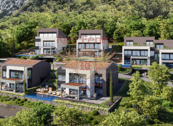 Brand new villas for sale in Dobrota, Kotor.