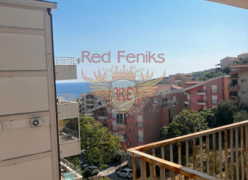 For sale two bedrooms apartment in Petrovac with a sea view.