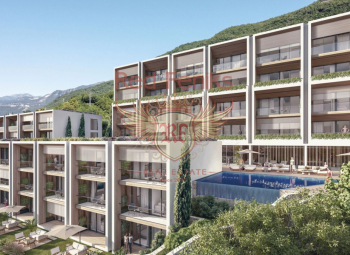 Zu verkaufen – fantastisches, brandneues Luxusprojekt in Kumbor, Herceg Novi, mit insgesamt 56 Wohnungen von 48,56 m2 bis 68,92 m2.