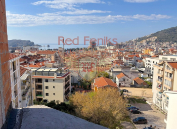 For sale one bedroom apartment in Budva with a sea view.