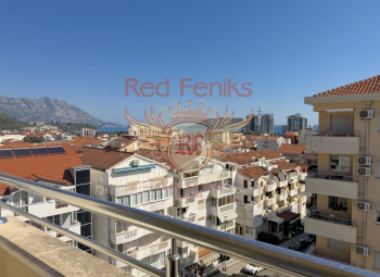 For sale one bedroom apartment in Budva with a sea view.