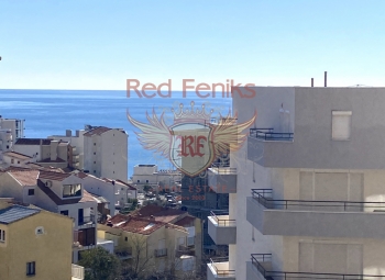 Zu verkaufen Apartment mit einem Schlafzimmer und Meerblick in Becici.