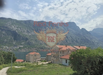 Plot for sale in Kotor bay, Prcanj, Montenegro, 50 m from the sea.