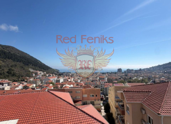 Zwei-Zimmer-Wohnung mit Meerblick in Budva zu verkaufen.