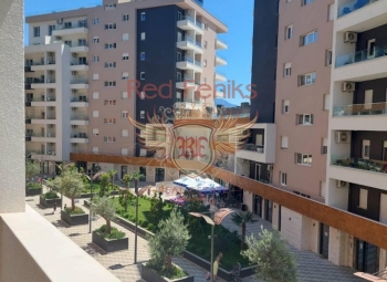 For rent beautiful one bedroom apartment in new complex in Budva.
