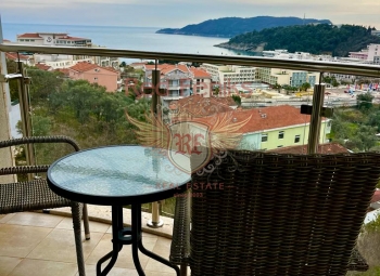 For sale three bedroom apartment in Becici with a sea view.