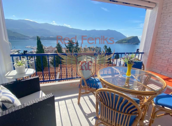 For sale one bedroom apartment in Budva with a panoramic sea view.