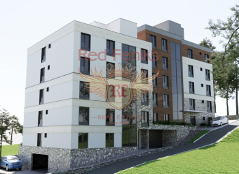 For sale one and two bedroom flats in a new complex in Becici.