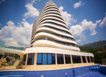 Mieszkanie z dwiema sypialniami z widokiem na morze w Budvie, Czarnogóra nieruchomości, nieruchomości w Czarnogórze, mieszkania w Region Budva, apartamenty w Region Budva