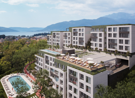 Tivat, Mrčevac – Moderne Apartments in einem Neubauprojekt, Verkauf Wohnung in Bigova, Haus in Montenegro kaufen