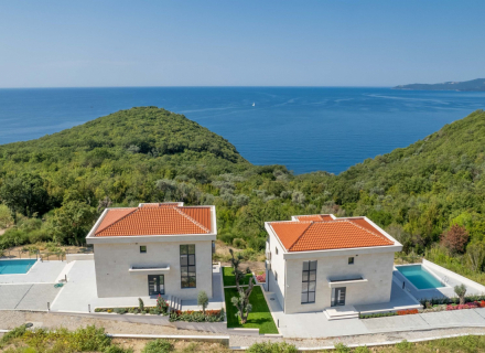 Zwei wunderschöne Villen mit Panoramablick auf das Meer, Montenegro Immobilien, Immobilien in Montenegro