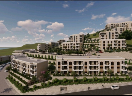 Apartment mit zwei Schlafzimmern in Budva mit Panoramablick auf das Meer, Wohnungen in Montenegro, Wohnungen mit hohem Mietpotential in Montenegro kaufen