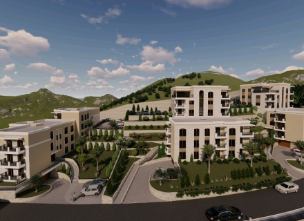 Apartment mit zwei Schlafzimmern in Budva mit Panoramablick auf das Meer, Verkauf Wohnung in Budva, Haus in Montenegro kaufen