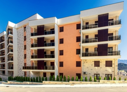 Neue Wohnanlage in Becici, Gebäude 2, Enter 2, Hotelresidenzen zum Verkauf in Montenegro, Hotelwohnungen zum Verkauf in Region Budva