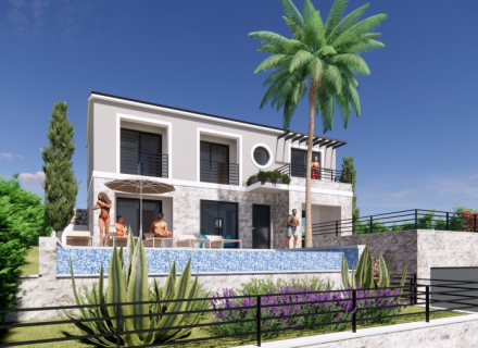 Tivat civarında satılık güzel villa, Karadağ satılık ev, Karadağ satılık müstakil ev, Karadağ Ev Fiyatları