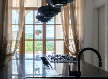 Willa z basenem infinity i panoramicznym widokiem w Herceg Novi, Ratisevina, dom blisko morza Czarnogóra