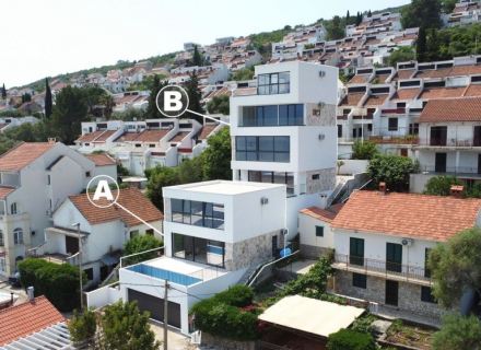 Luksuzna vila sa pogledom na more u Krašićima, Lustica Peninsula kupiti kuću, Krasici kuća prodaja