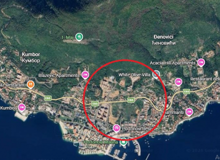 Đenovići, Herceg Novi'de Satılık Tek Yatak Odalı Daire, Baosici da ev fiyatları, Baosici satılık ev fiyatları, Baosici da ev almak