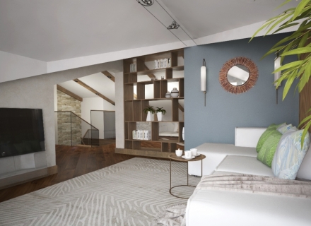 Luxus-Maisonette mit 4 Schlafzimmern und Meerblick. Dobrota, Kotor Bay, Montenegro Immobilien, Immobilien in Montenegro, Wohnungen in Kotor-Bay