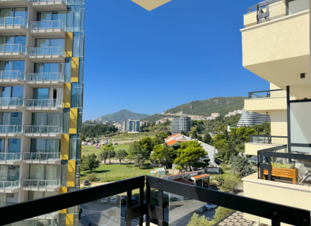 Ein Schlafzimmer in Becici an der Frontlinie, Montenegro Immobilien, Immobilien in Montenegro, Wohnungen in Region Budva