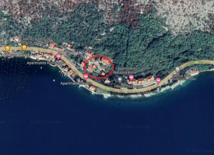 Tolle 2-Zimmer-Wohnung in erster Meereslinie mit herrlichem Meerblick in Drazin Vrt, Montenegro Immobilien, Immobilien in Montenegro, Wohnungen in Kotor-Bay