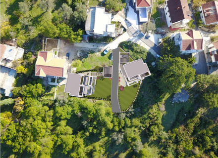 Nowy projekt willi w Tivacie, Nieruchomości Czarnogóra, nieruchomości w Czarnogórze, Region Tivat dom sprzedaż