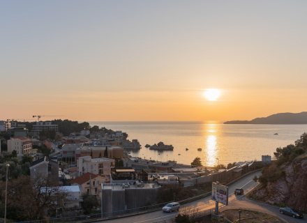 Apartment mit drei Schlafzimmern in Przno mit Panoramablick auf das Meer, Montenegro Immobilien, Immobilien in Montenegro, Wohnungen in Region Budva
