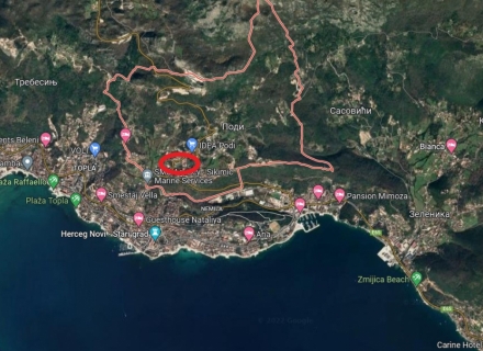 Urbanisiertes Grundstück mit Meerblick Podi, Grundstück in Herceg Novi kaufen, Grundstück in Montenegro kaufen