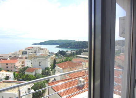 Apartment mit 3 Schlafzimmern in Becici mit Panoramablick auf das Meer, Montenegro Immobilien, Immobilien in Montenegro, Wohnungen in Region Budva