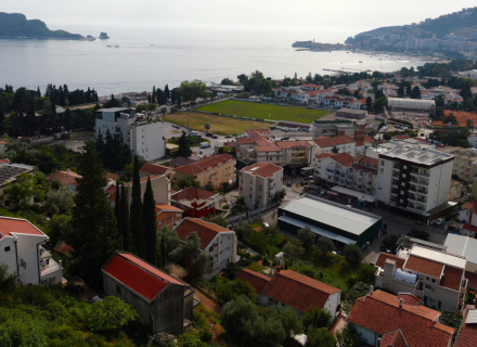 Grundstück in Budva mit Panoramablick auf das Meer, Grundstück in Montenegro kaufen, Grundstück in Montenegro zum Verkauf