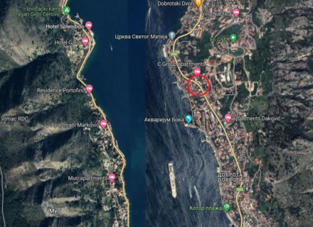 Dobrota'da deniz manzaralı ve binanın muhteşem konumuyla satılık yepyeni daireler, becici satılık daire, Karadağ da ev fiyatları, Karadağ da ev almak