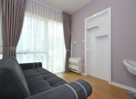 Budva'nın ön cephesinde üç yatak odalı daire 3+1, Karadağ'da satılık otel konsepti daire, Karadağ'da satılık otel konseptli apart daireler, karadağ yatırım fırsatları