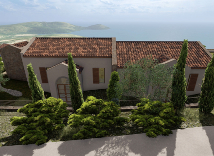 Luxuriöse Apartments und Villen an der Küste der Halbinsel Lustica, Wohnung mit Meerblick zum Verkauf in Montenegro, Wohnung in Krasici kaufen, Haus in Lustica Peninsula kaufen