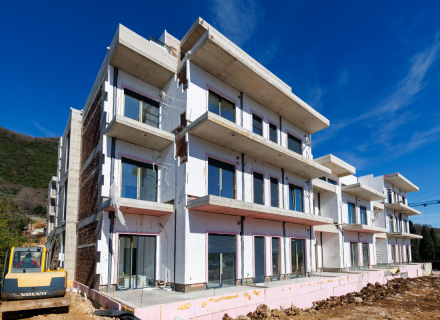 Studio apartmani u novom kompleksu, Kumbor, Herceg Novi, stanovi u Crnoj Gori, stanovi sa visokim potencijalom zakupa u Crnoj Gori, apartmani u Crnoj Gori