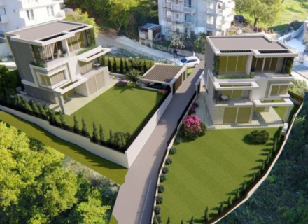 Na sprzedaż nowy projekt z willami w Tivacie z panoramicznym widokiem na zatokę.