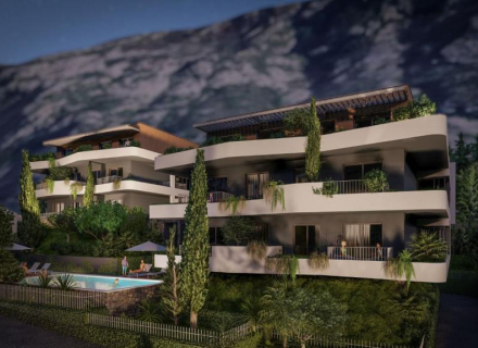 Nowe apartamenty w Dobrocie, Czarnogóra nieruchomości, nieruchomości w Czarnogórze, mieszkania w Kotor-Bay, apartamenty w Kotor-Bay