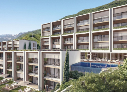 Satılık - Herceg Novi, Kumbor'da bulunan, 48,56 m2 ile 68,92 m2 arasında değişen toplam 56 daireden oluşan muhteşem lüks yepyeni proje.