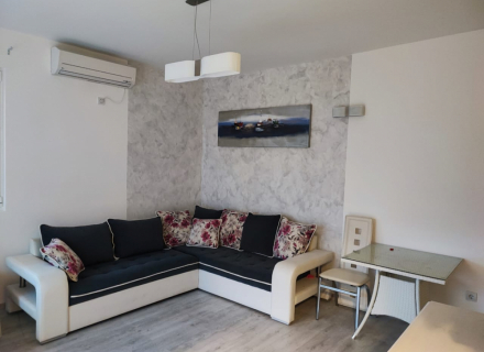 Ein-Zimmer-Apartment mit schönem Garten in Baosici, Wohnung mit Meerblick zum Verkauf in Montenegro, Wohnung in Baosici kaufen, Haus in Herceg Novi kaufen