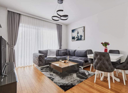 Oszałamiający apartament z 2 sypialniami w nowoczesnym kompleksie mieszkalnym, apartamenty w Czarnogórze, apartamenty o wysokim potencjale wynajmu w Czarnogórze kupić, apartamenty w Czarnogórze kupić