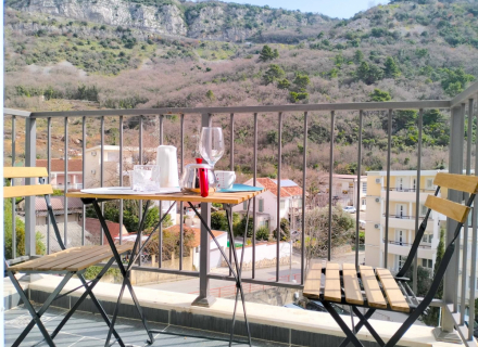 Studio-Apartment in Budva mit Meerblick, Wohnungen zum Verkauf in Montenegro, Wohnungen in Montenegro Verkauf, Wohnung zum Verkauf in Region Budva
