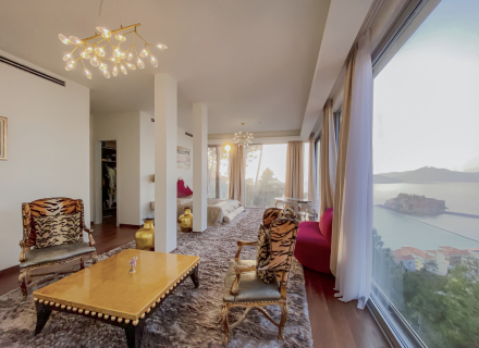 Luxusvilla in Sveti Stefan mit atemberaubender Aussicht, Villa in Region Budva kaufen, Villa in der Nähe des Meeres Becici