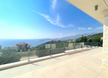 Prekrasna vila sa panoramskim pogledom na more u Tudorovićima, Becici kuća kupiti, kupiti kuću u Crnoj Gori, kuća s pogledom na more u Crnoj Gori