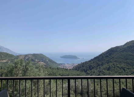 Schönes Steinhaus mit Panoramablick auf das Meer in Budva, Region Budva Hausverkauf, Becici Haus kaufen, Haus in Montenegro kaufen