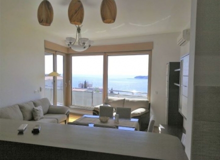 Herrliche Wohnung mit Meerblick in Becici, Montenegro Immobilien, Immobilien in Montenegro, Wohnungen in Region Budva