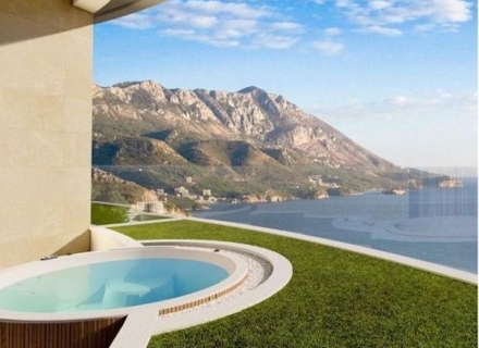 Becici'de Yüzme Havuzlu Panoramik Kompleks, karadağ da kira getirisi yüksek satılık evler, avrupa'da satılık otel odası, otel odası Avrupa'da