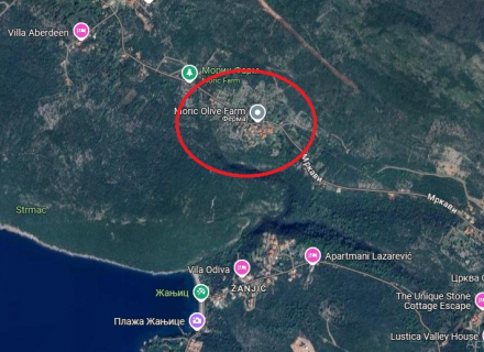Lustica yarımadasında satılık üç güzel arsa, Montenegro da satılık arsa, Montenegro da satılık imar arsası