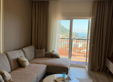 Zwei-Zimmer-Apartment in Budva mit Meerblick, Wohnungen in Montenegro, Wohnungen mit hohem Mietpotential in Montenegro kaufen
